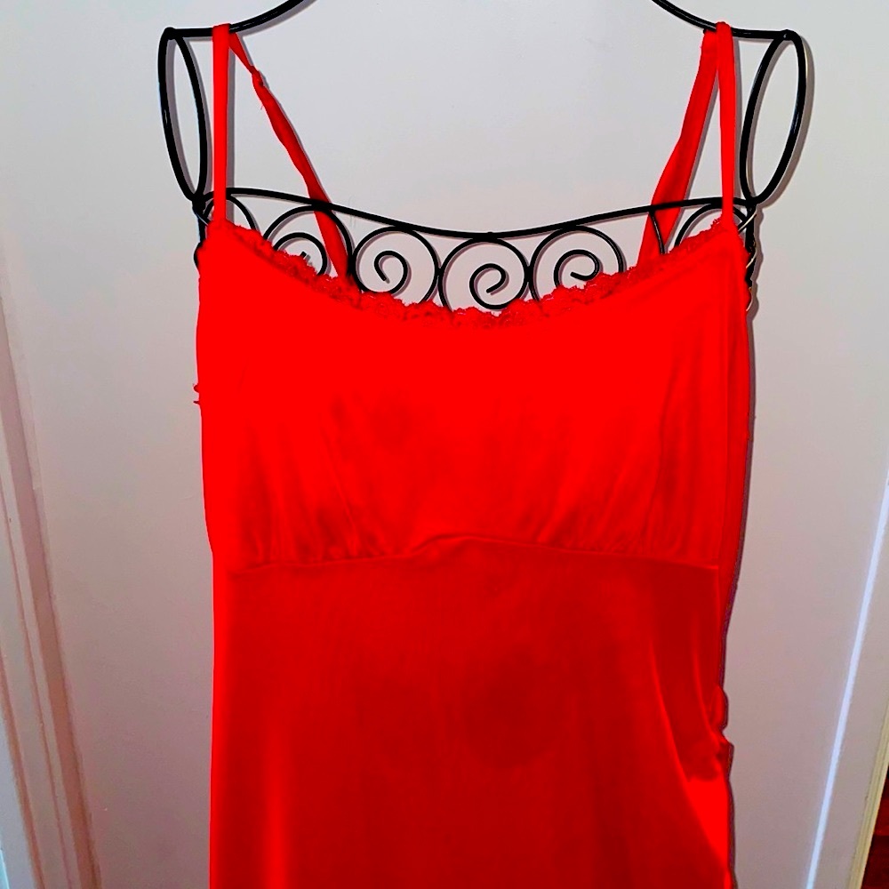 Wild Fable Red Salsa Cocktail date night Slip Dress